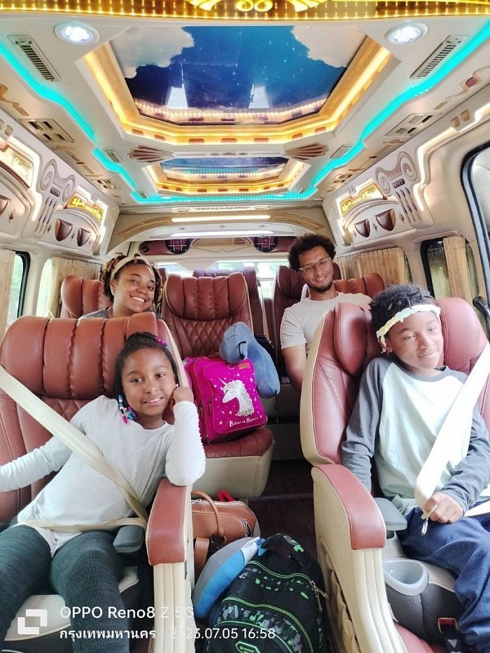 van rental with driver in bangkok